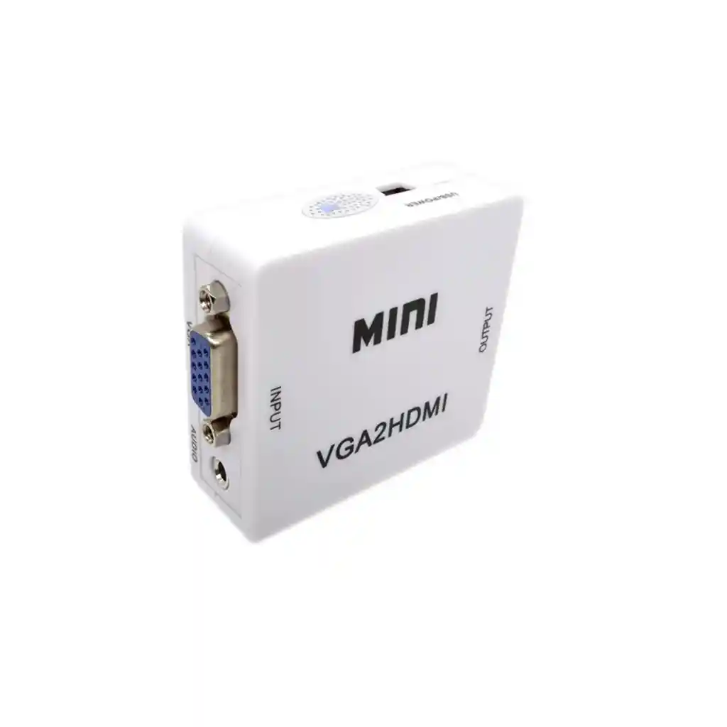 Conversor Adaptador Vga A Hdmi Vga2hdmi Caja Blanca