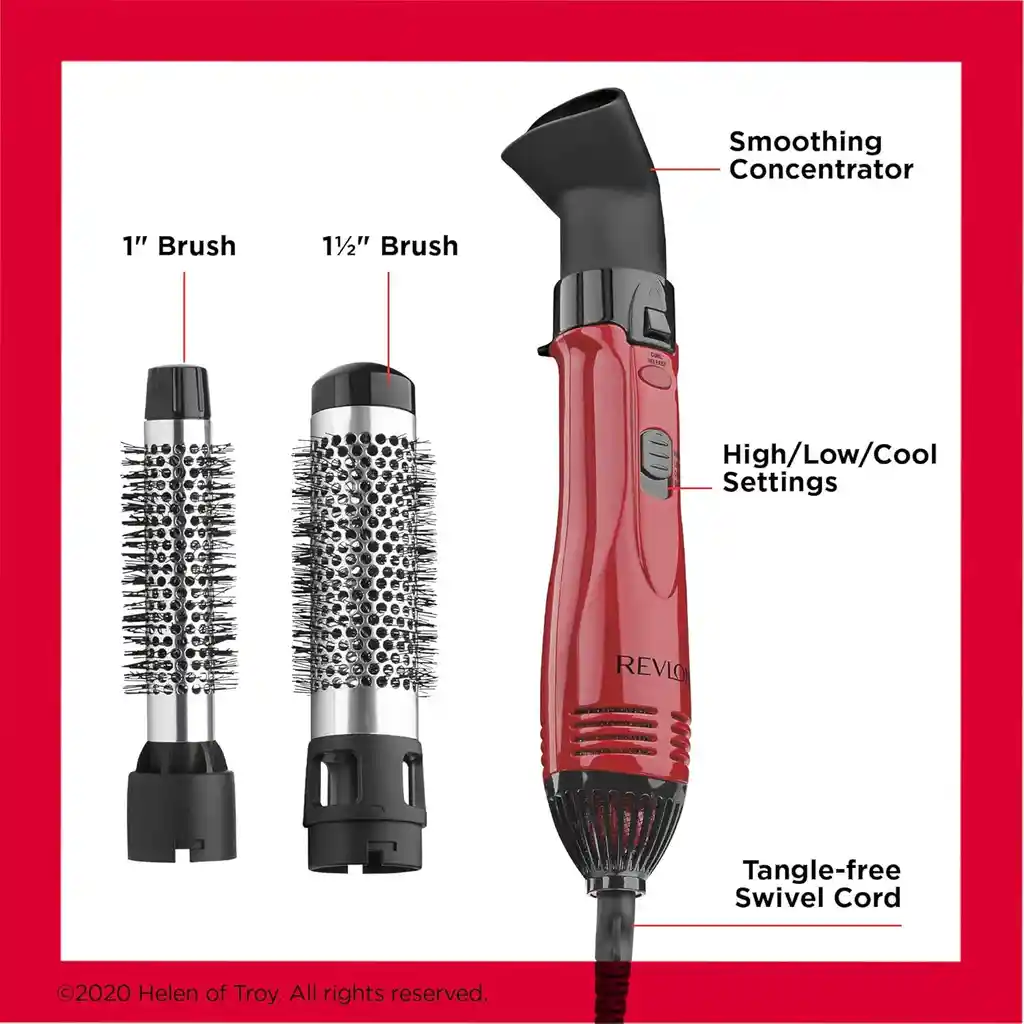 Cepillo Secador Aire Caliente Revlon Cabello Blower Belleza