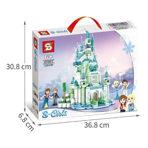 Castillo D E Niña Figura Frozen Y Personajes Principales