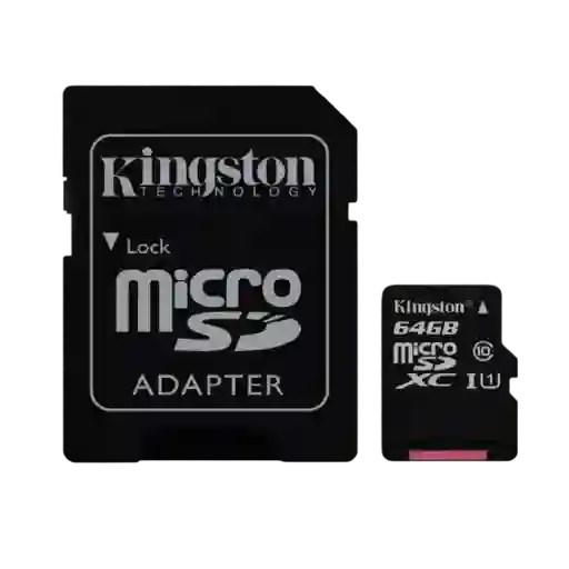 Tarjeta De Memoria Kingston Sdcx10 Con Adaptador Sd 64gb