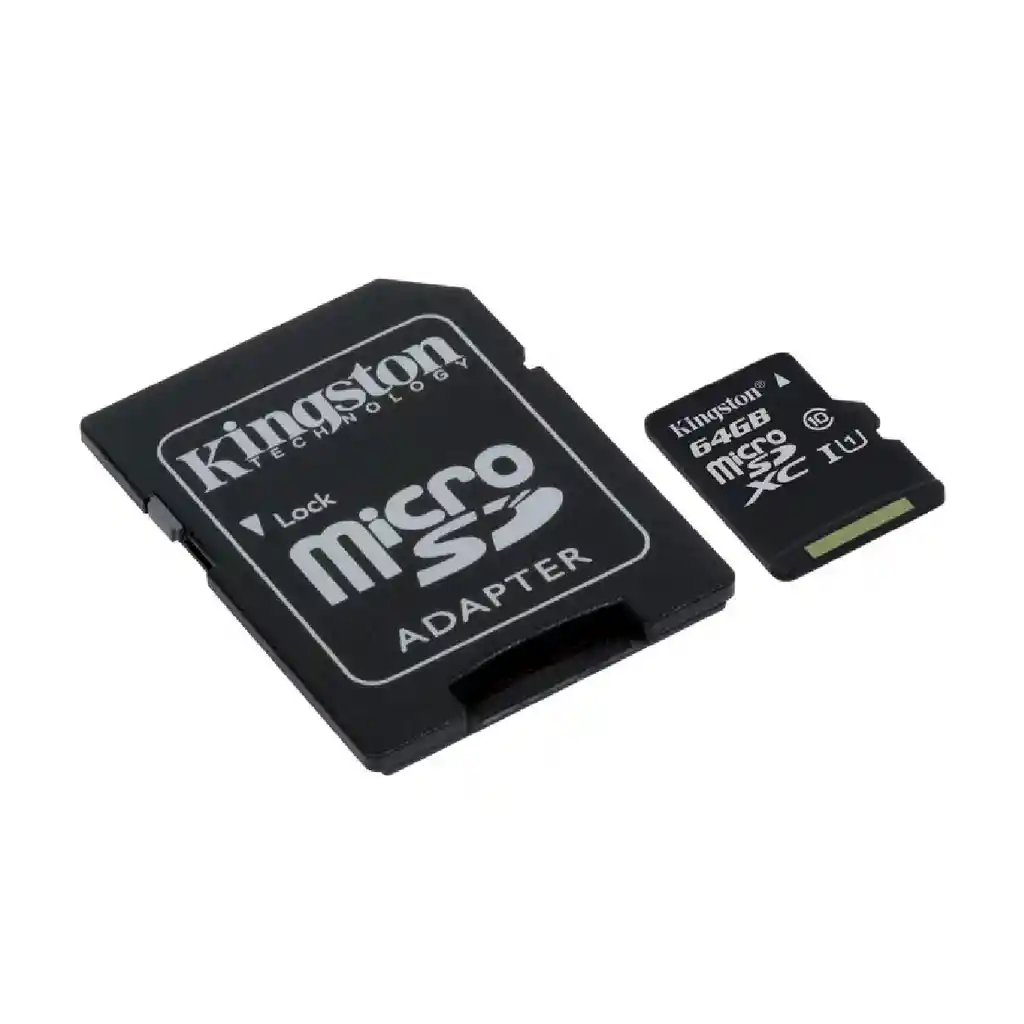 Tarjeta De Memoria Kingston Sdcx10 Con Adaptador Sd 64gb