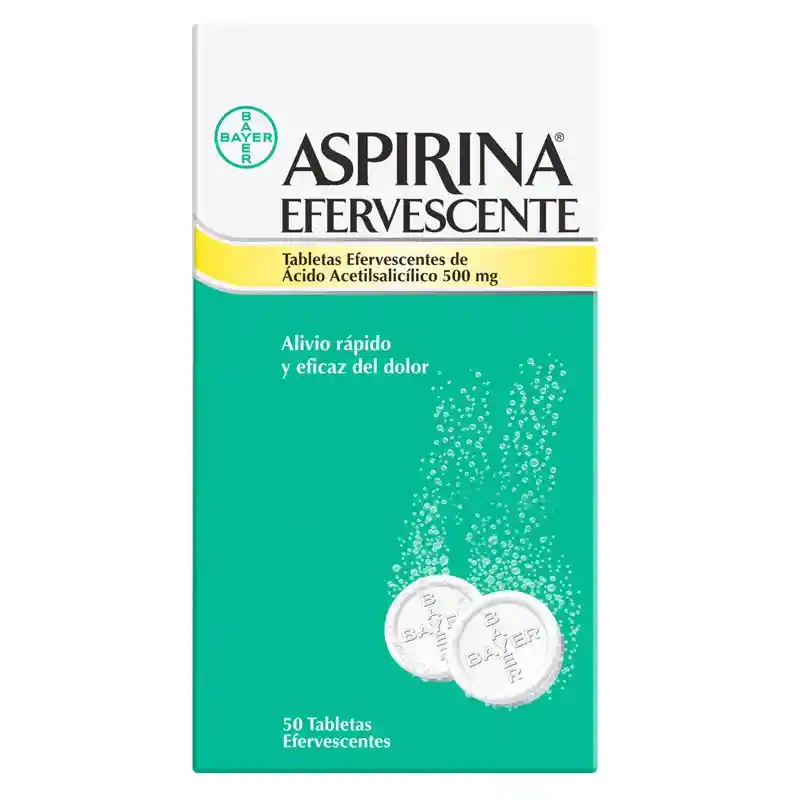 Aspirina Efervescente (500 Mg) X 2