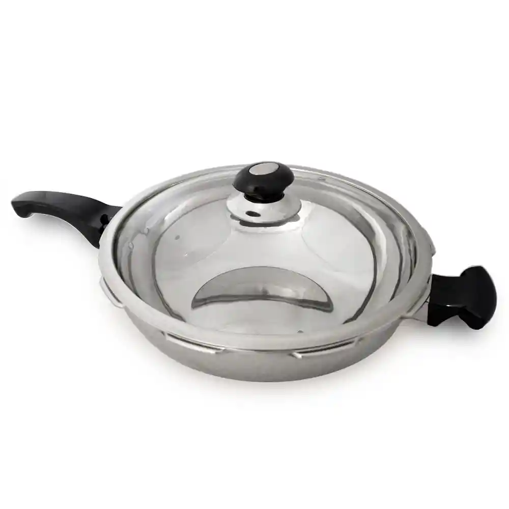 Sarten Wok Doble Funcion 5l Freidora / Olla A Presion Expres