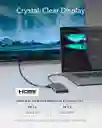 Hub Anker Usb C Adaptador Powerexpand 6 En 1 Con Hdmi 4k Puerto De Entrega De Energía De 100 W, 2 Puertos A De 10 Gbps Lector De Tarjetas Sd Y Audio De 0.138 In Para Macbook Air Pro Xps Más