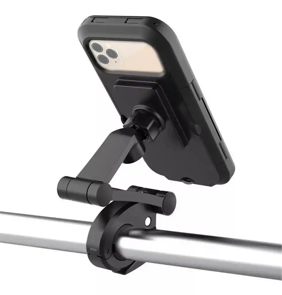 Soporte Porta Celular Moto/bici Impermeable Estuche 360°