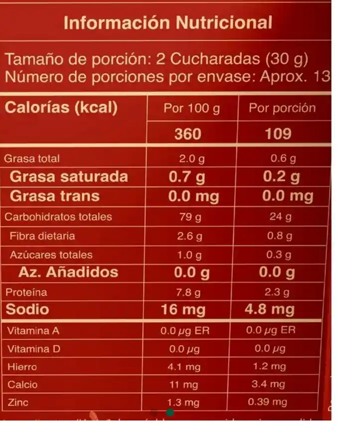 Quinuarepa Marca Quinoa Club Embalaje De 1 Unidad Por 400gr