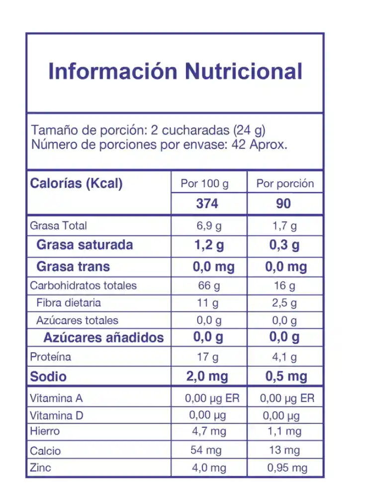 Hojuela De Avena Libre Gluten Marca Alcagüete Embalaje De 1 Unidad Por 1000g