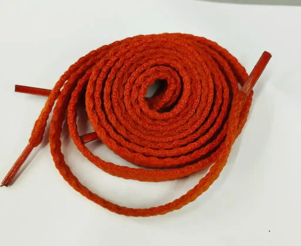 Cordones Naranja Planos 65 Cm