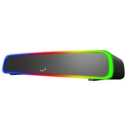 Genius Usb Soundbar 200bt Barra De Sonido Bluetooth Led Rgb