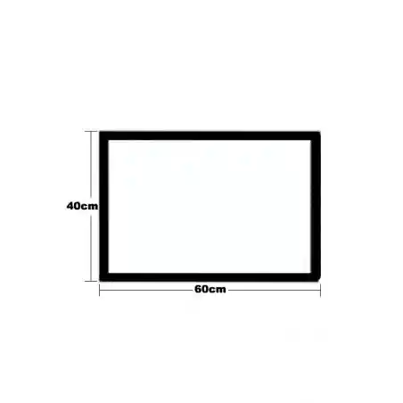 Tablero Acrilico 40*60 Centimetros Con Marco De Aluminio