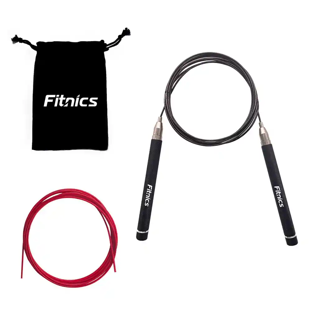 Cuerda Saltar De Velocidad Aluminio Y Acero Fitnics Crossfit