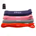 Bandas Elasticas Resistencia Poder Fitnics Set 4 Latex+bolsa