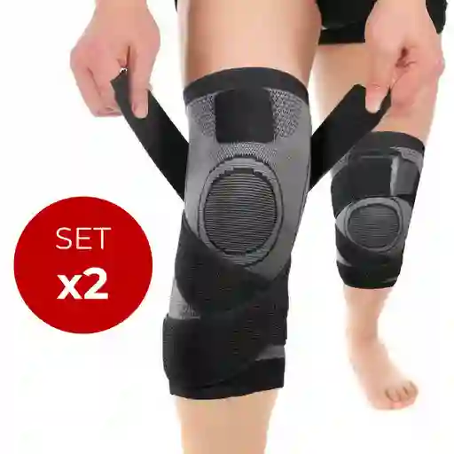 Rodillera Ortopedica Deportiva Compresion Fitnics Set 2