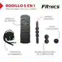 Rodillo Roller Masajeador Set 5 En 1 Ejercicio Yoga Pilates