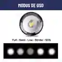 Linterna Led Tactica Maxwell Recargable Usb Impermeable