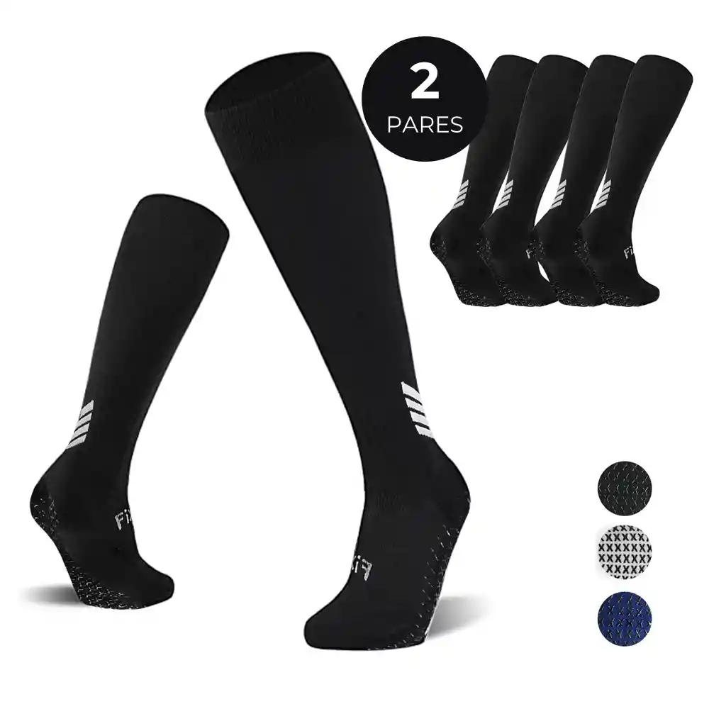 Medias De Futbol Deportivas Antideslizantes Fitnics 2 Pares