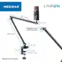 Soporte Microfono Condensador Universal Linkon Ajustable