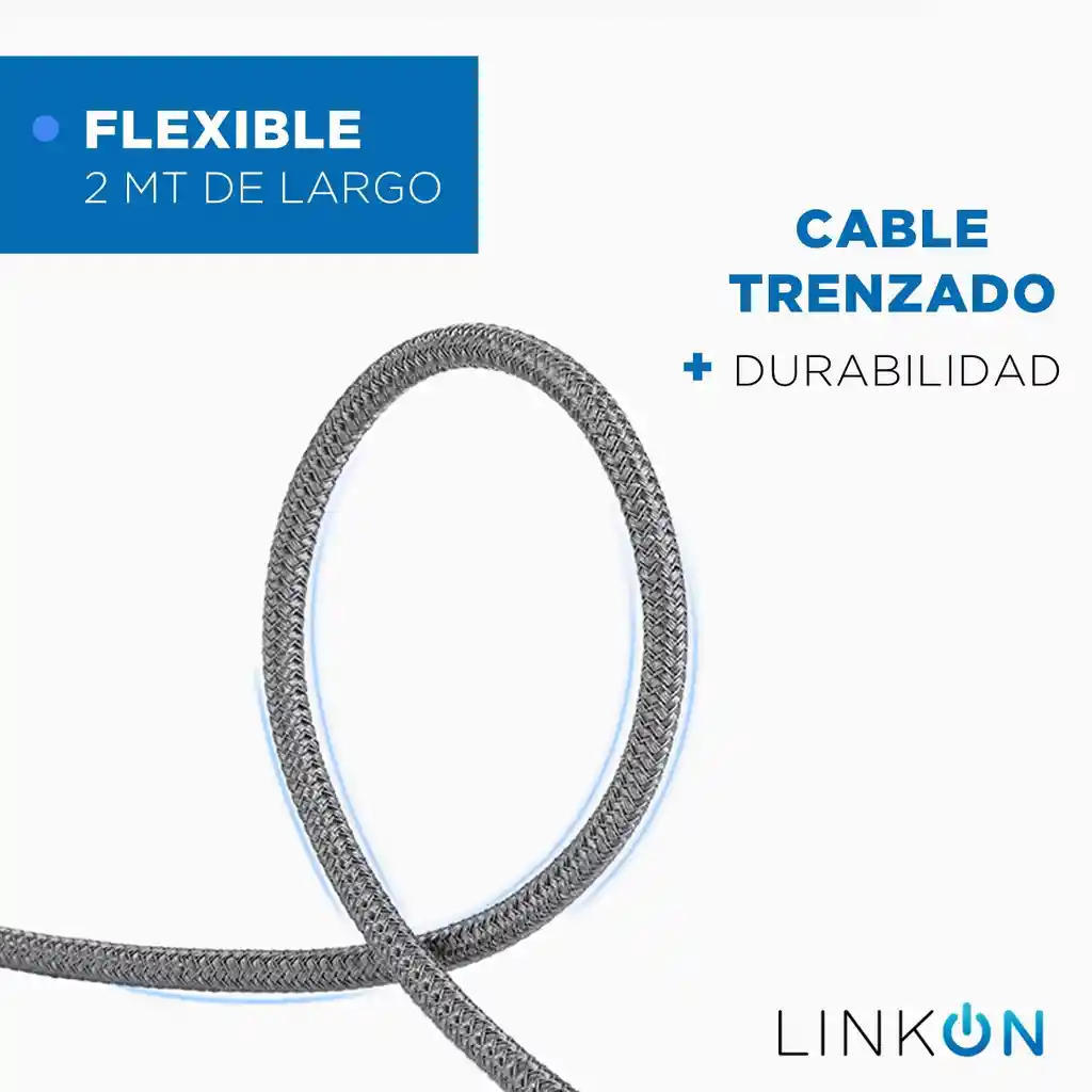 Cable Adaptador Usb C A Hdmi V2.1 4k 60hz Trenzado Oro 2mt