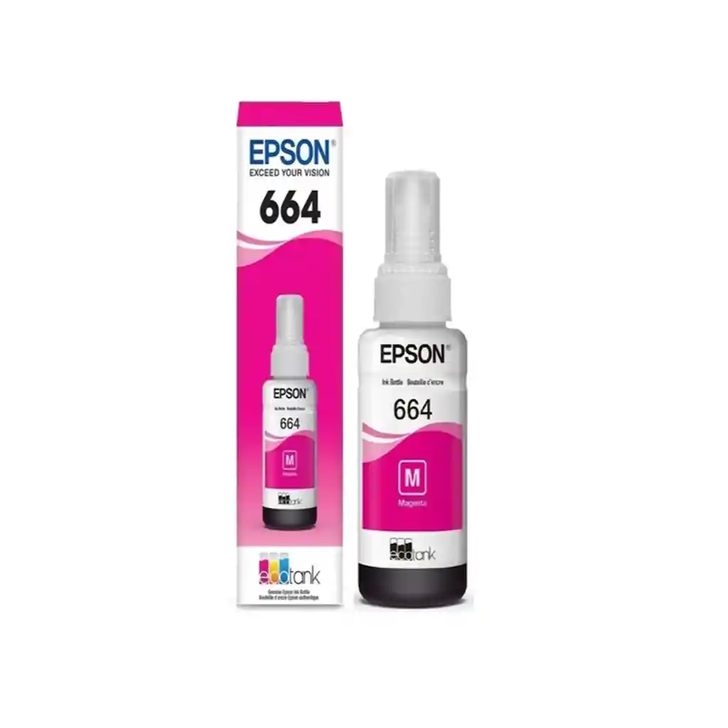 Tintas Para Epson 664, L565 L575 L375 L495 L380 Magenta