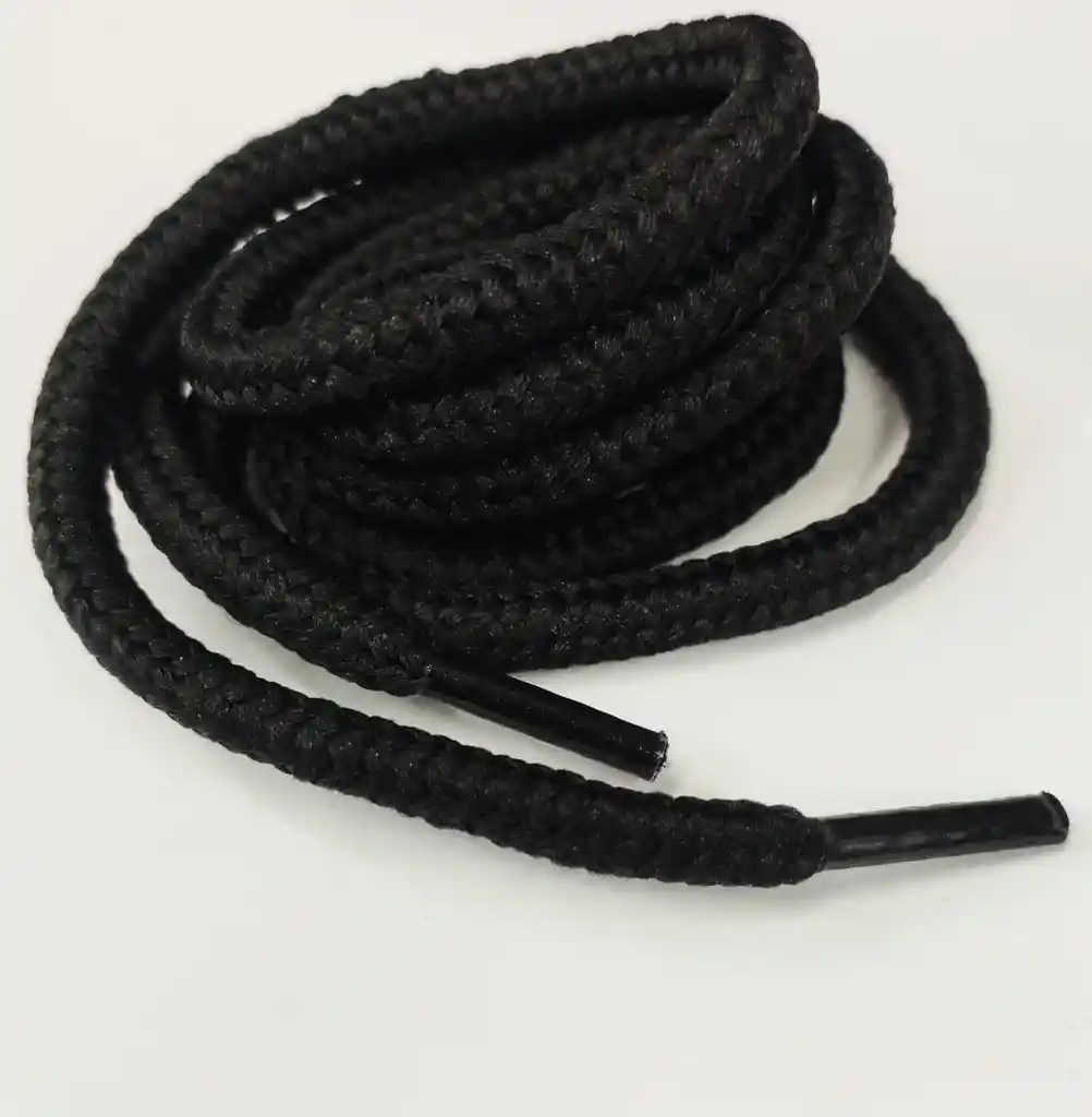 Cordones Negros Redondos 45cm