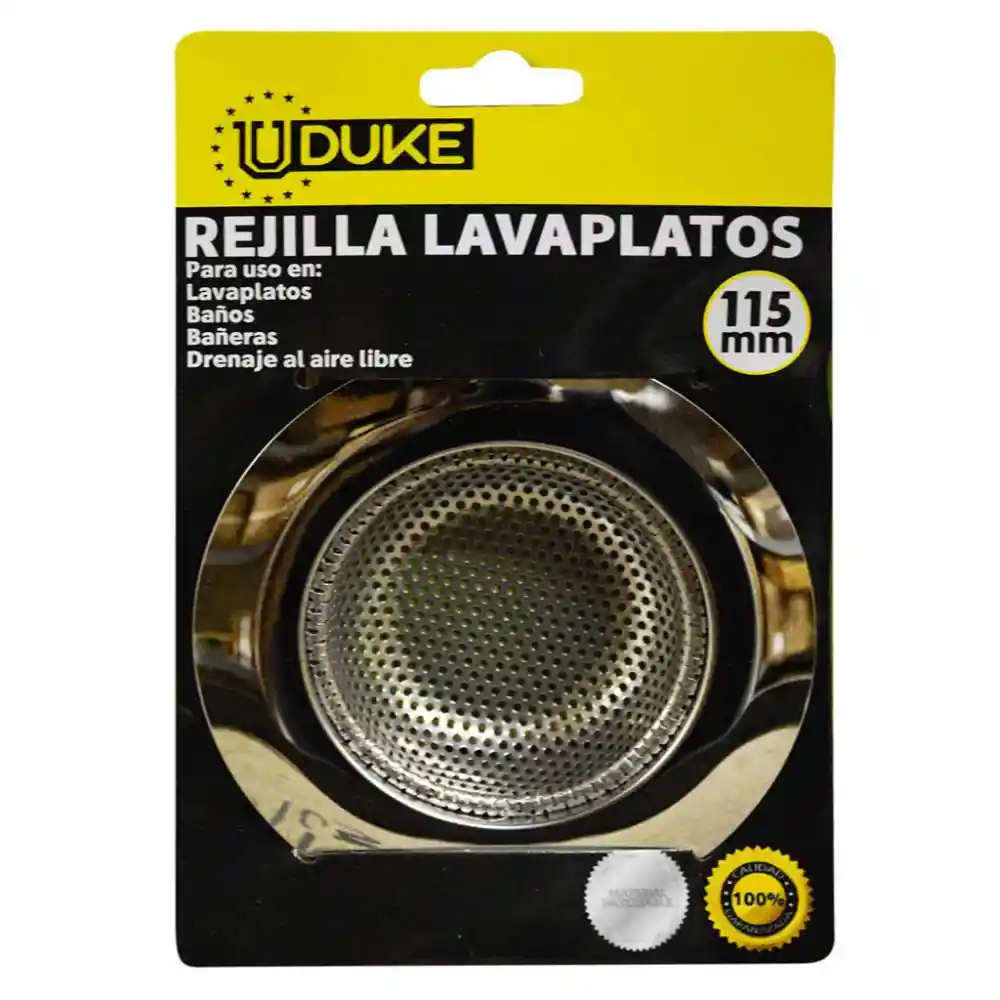 Filtro Canastilla Lavaplatos 4" Uduke Acero Inoxidable