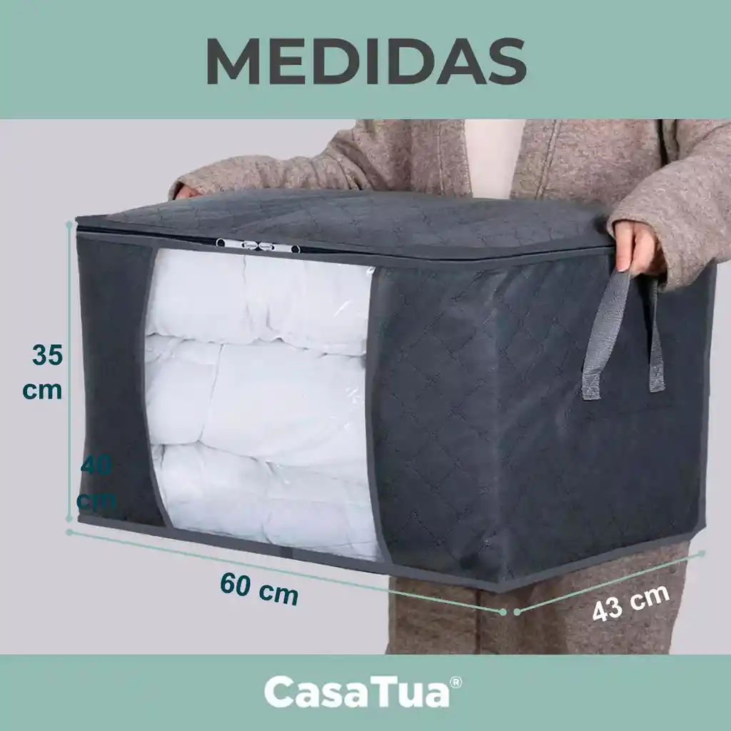 Bolsas Organizador Ropa Casatua Set 3 Unids Almacenamiento