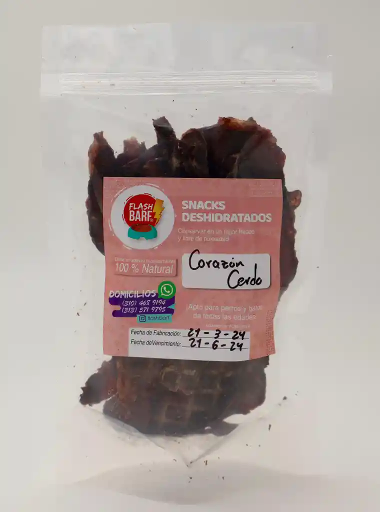 Corazon De Cerdo Deshidratado
