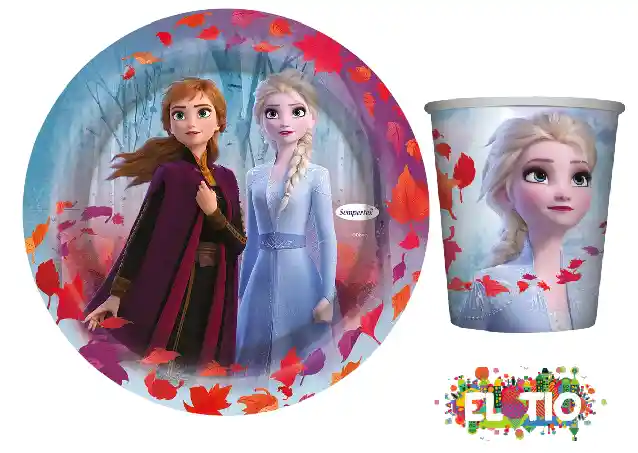 Sempertex Platos Y Vasos Frozen Ii