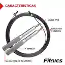 Lazo Cuerda Saltar Profesional Fitnics Velocidad Aluminio