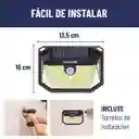 Lampara Solar Led Exterior Pared Maxwell Sensor Movimiento