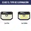 Lampara Solar Led Exterior Pared Maxwell Sensor Movimiento