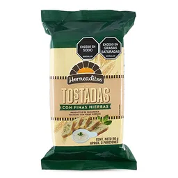 Horneaditos Tostadas Finas Hierbas