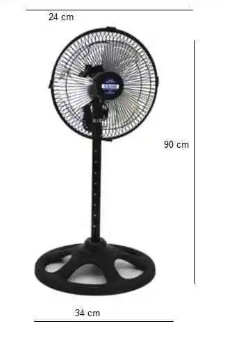 Ventilador 3 En 1 Mesa , Pared Y Base 3 Velocidades