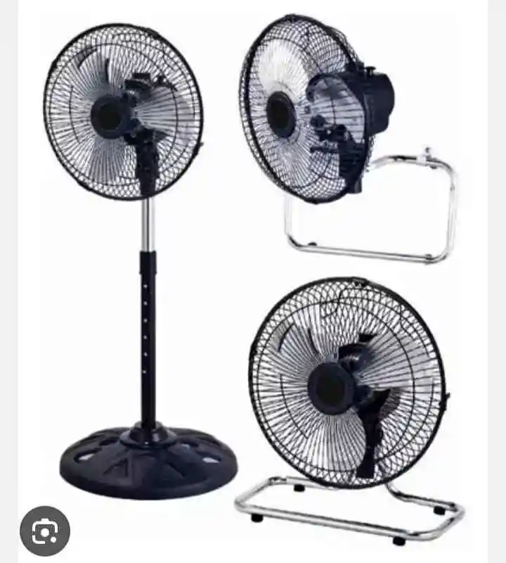 Ventilador 3 En 1 Mesa , Pared Y Base 3 Velocidades