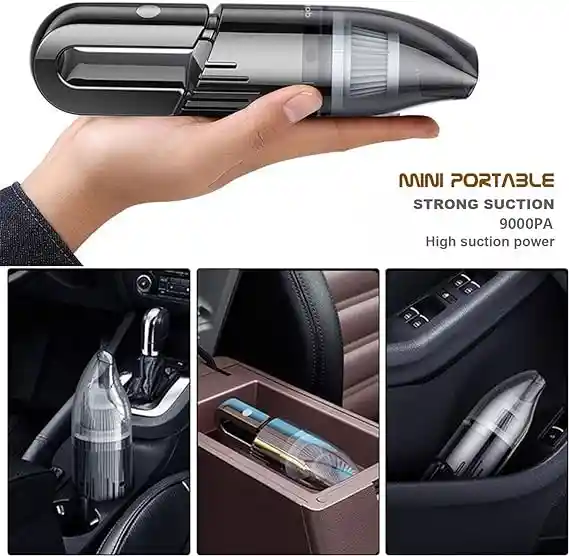 Aspirora De Mano Inalámbrica Carro Hogar Carga Usb