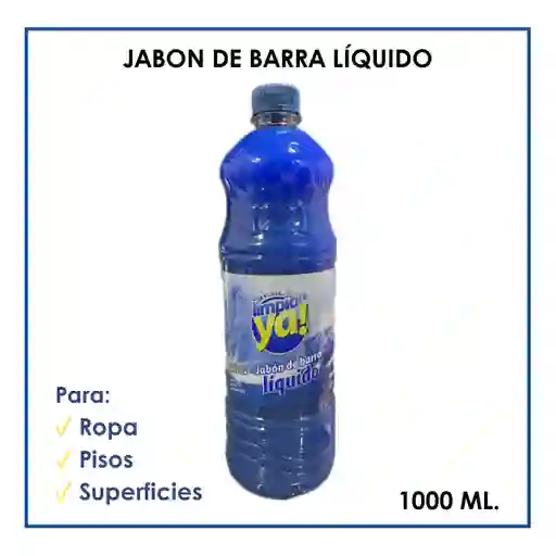 Jabon De Barra Liquido 1000ml (despercude Y Desmancha)