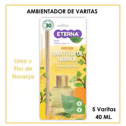 Ambientador En Varitas - Lima Y Flor De Naranja 40ml