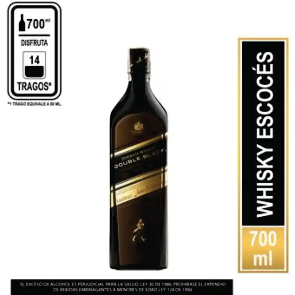 Whisky Johnnie Walker Double Black 700ml