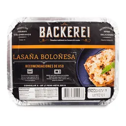 Backerei Lasaña Boloñesa