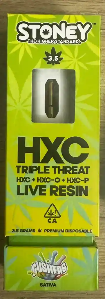 Stoney Hcx Triple Threat Hxc+hxc-o+hxc-p Gushers 3,5g