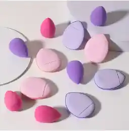 Juego De Mini Beauty Blender, Esponjas Para Maquillaje De Rostro Cara