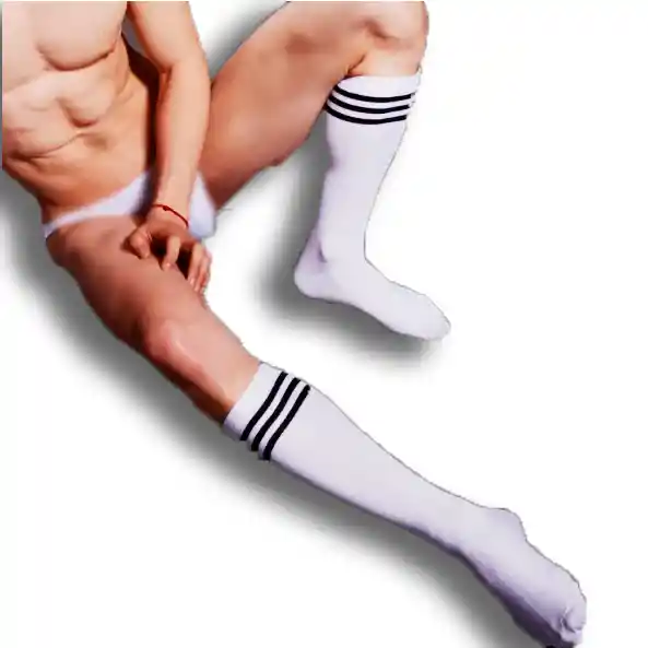 Medias Eroticas Lencería Masculina Deportivas Deportista Bdsm Fetiche Sado Deporte Calcetines