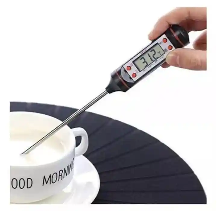 Termómetro Digital De Cocina Espeto De Acero Inoxidable, 14,5 Cm