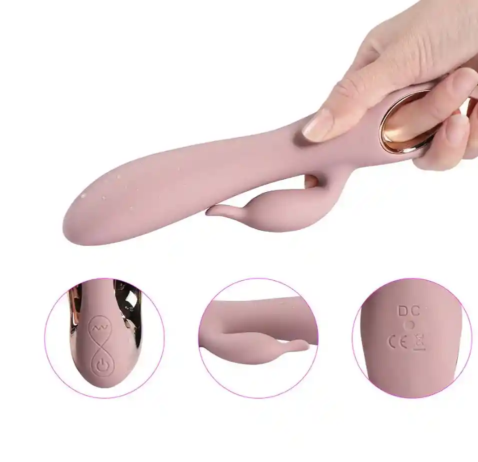 Vibrador Doble Estimulación Kate Recargable Shequ