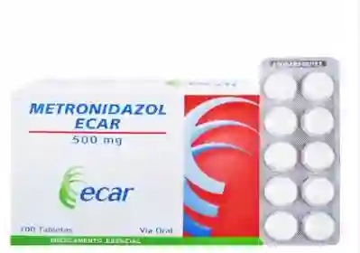 Metronidazol Ecar Tabletas 500 Mg X 10 Tabletas