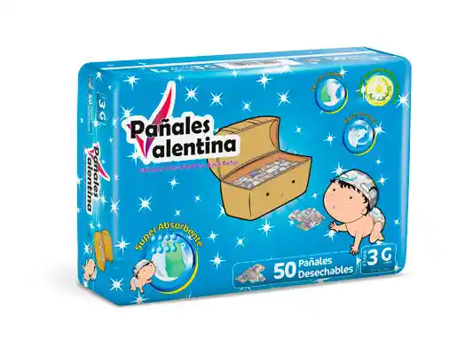 Pañal Valentina Etapa 3x50