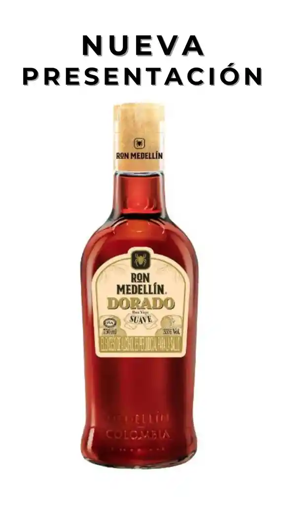 Ron Medellín Dorado Botella