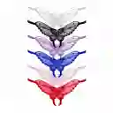 Tanga Mariposa Abierta Butterfly Crotchless Leg Avenue Rojo U
