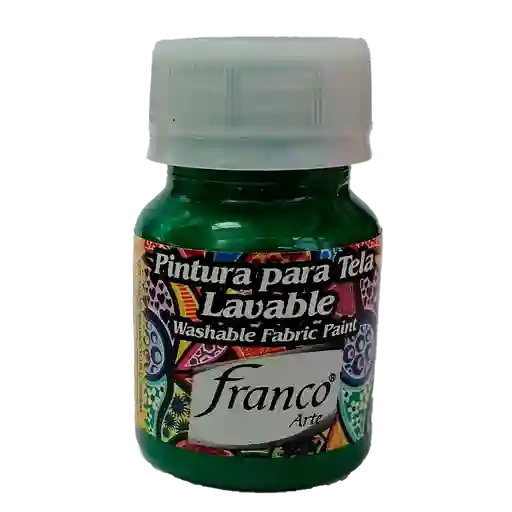 Pintura Para Tela Resistente Al Lavado 30 Cc Verde Navidad