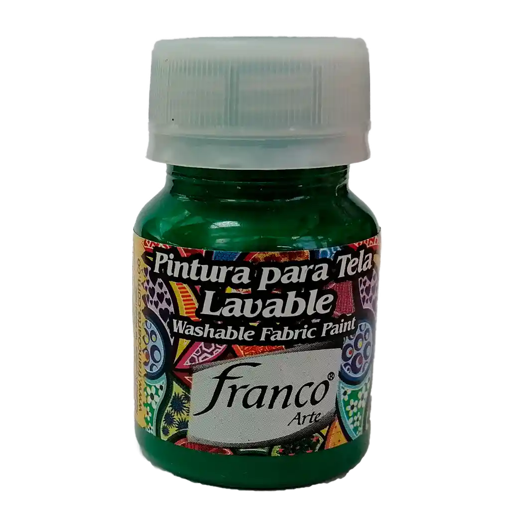 Pintura Para Tela Resistente Al Lavado 30 Cc Verde Navidad